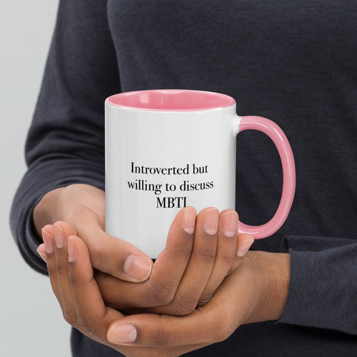 Introverted But Willing To Discuss MBTI Mug