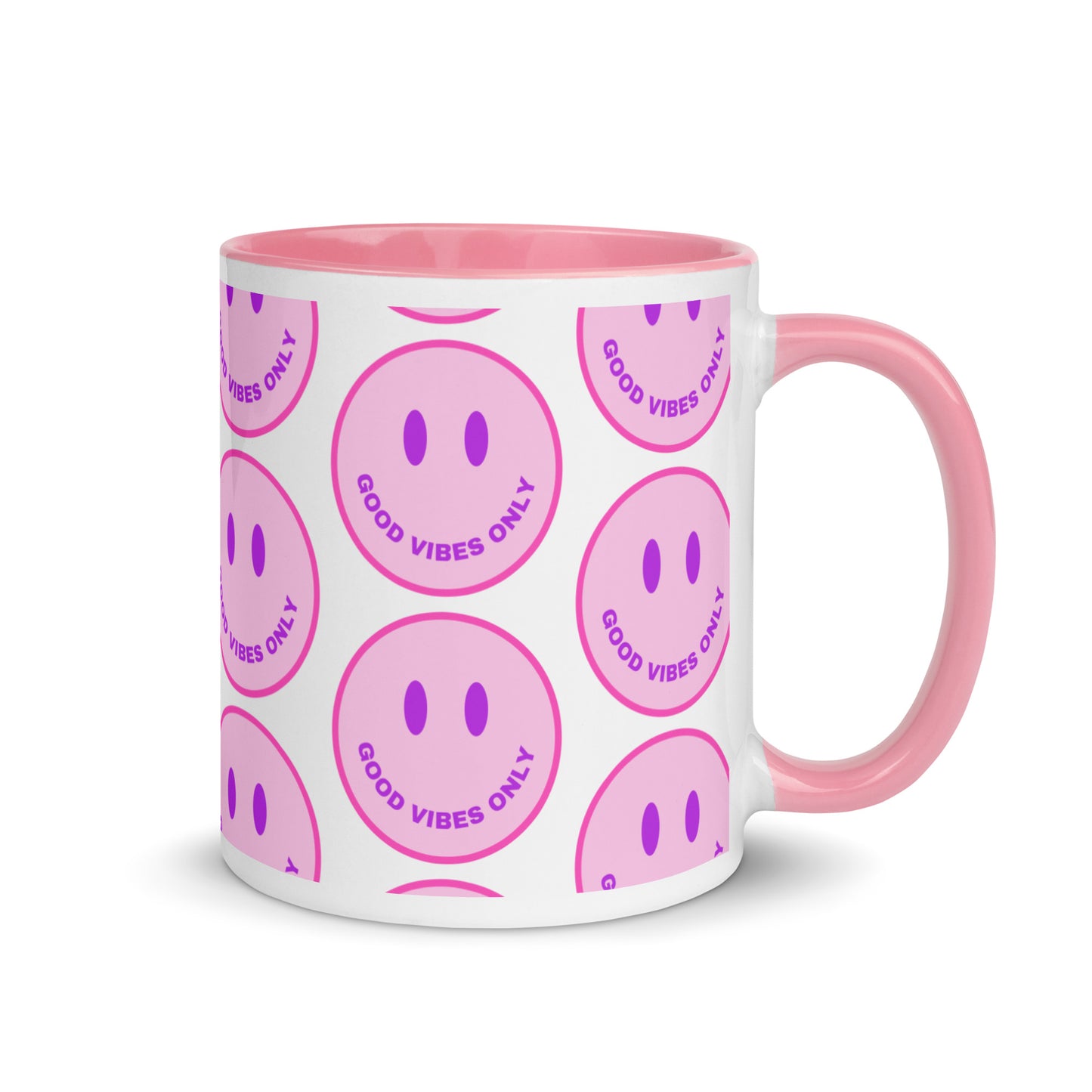 Good Vibes Only Smiley Face Mug
