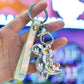 Metallic Dinosaur Keychain