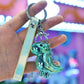 Metallic Dinosaur Keychain