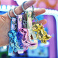 Metallic Dinosaur Keychain