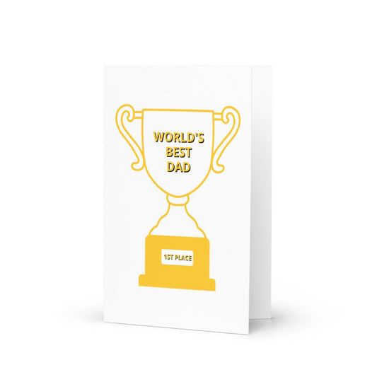 World's Best Dad Greeting Card