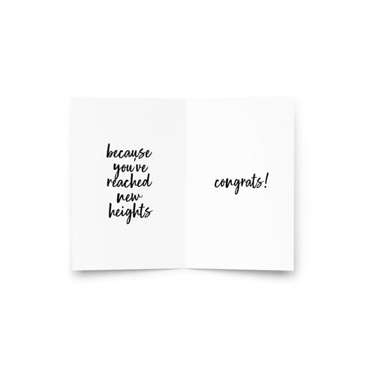 Is This Your First Time In Heels? Congrats Greeting Card