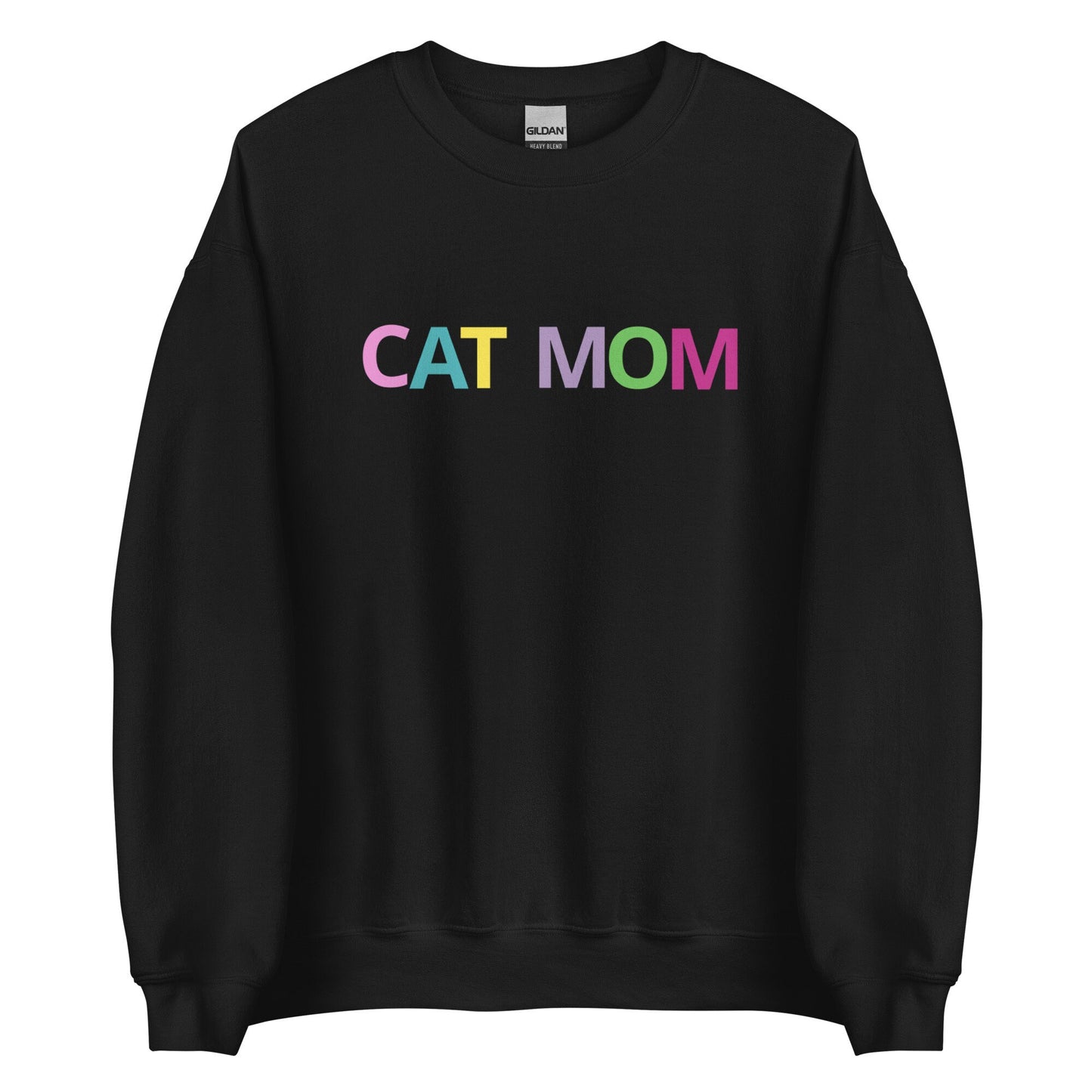 Cat Mom Funky Colorful Unisex Sweatshirt