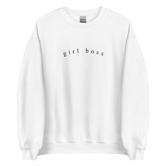 Girl Boss Minimalist Unisex Sweatshirt