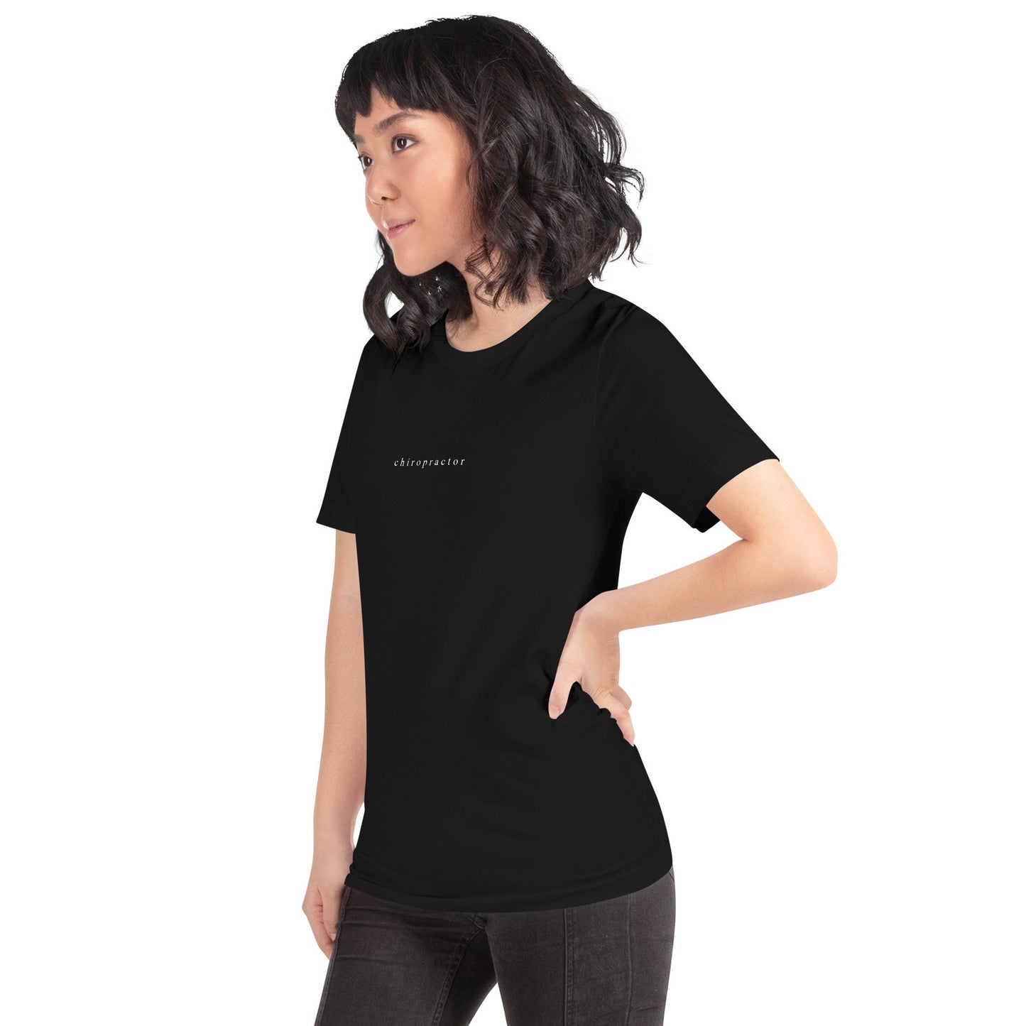 Chiropractor | Minimalist Short-Sleeve Unisex T-Shirt