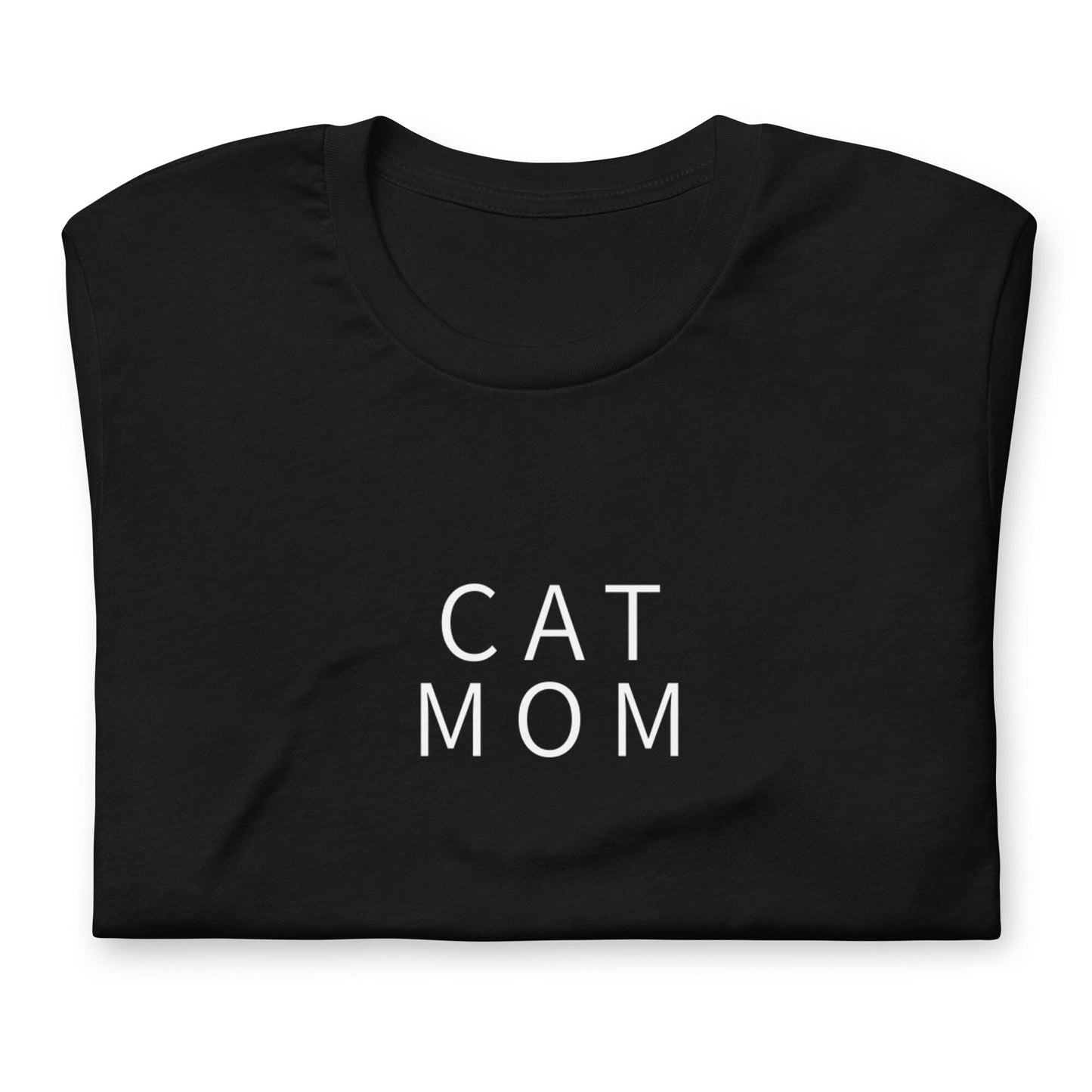 Cat Mom Minimalist Short-Sleeve Unisex T-Shirt