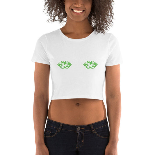 Lips | St. Patrick's Day | Funny Boob Crop Top