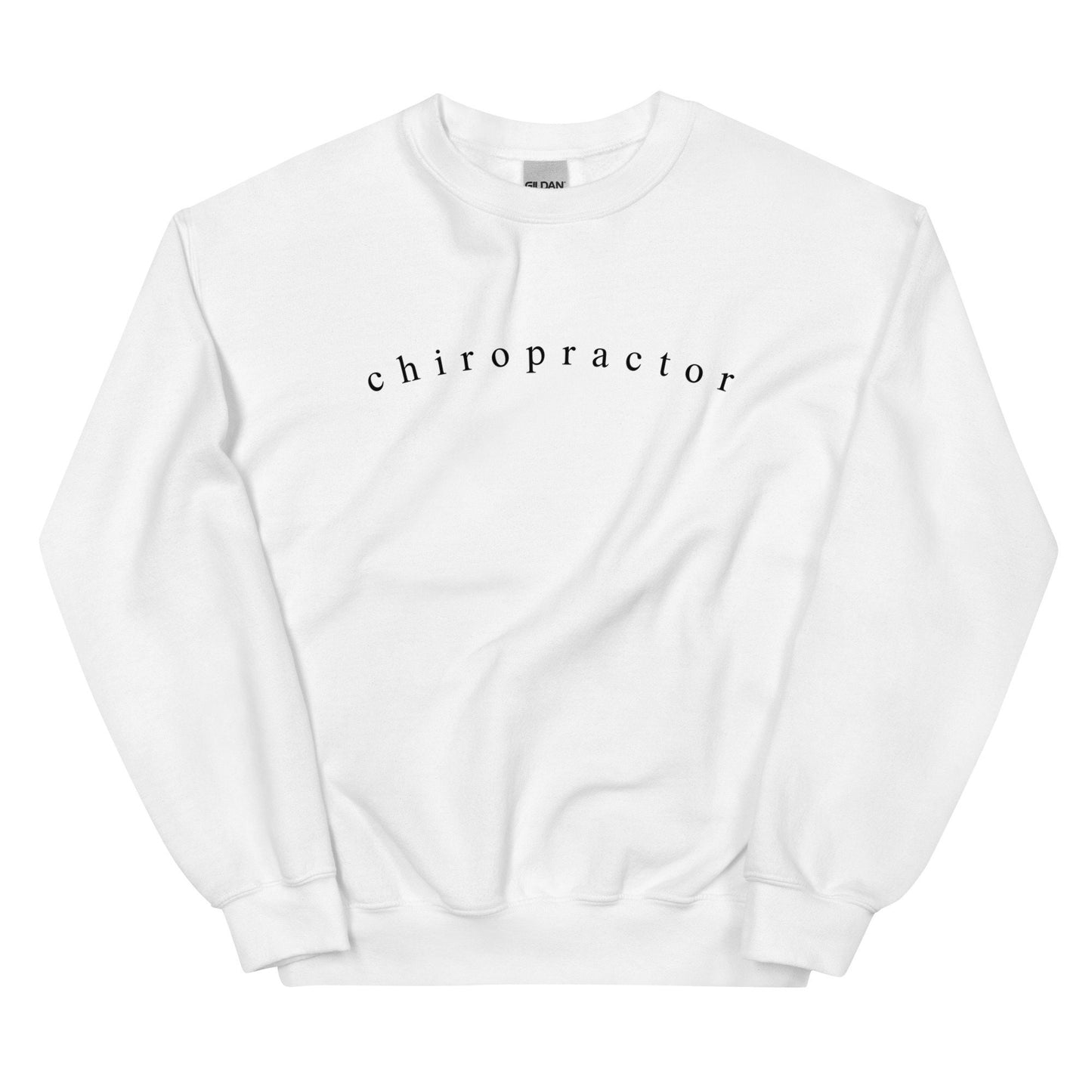Chiropractor Minimalist Unisex Crewneck Sweatshirt