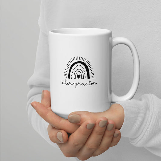 Chiropractor, Chiropractic, Dainty Rainbow Mug