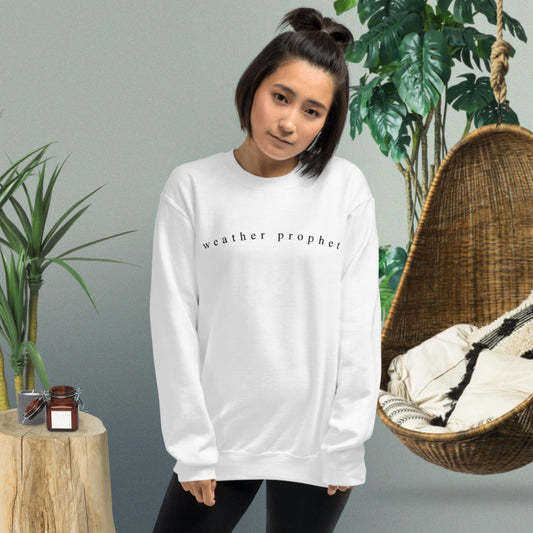 Weather Prophet | Meteorologist | Unisex Crewneck | Women's Clothing Sweatshirt