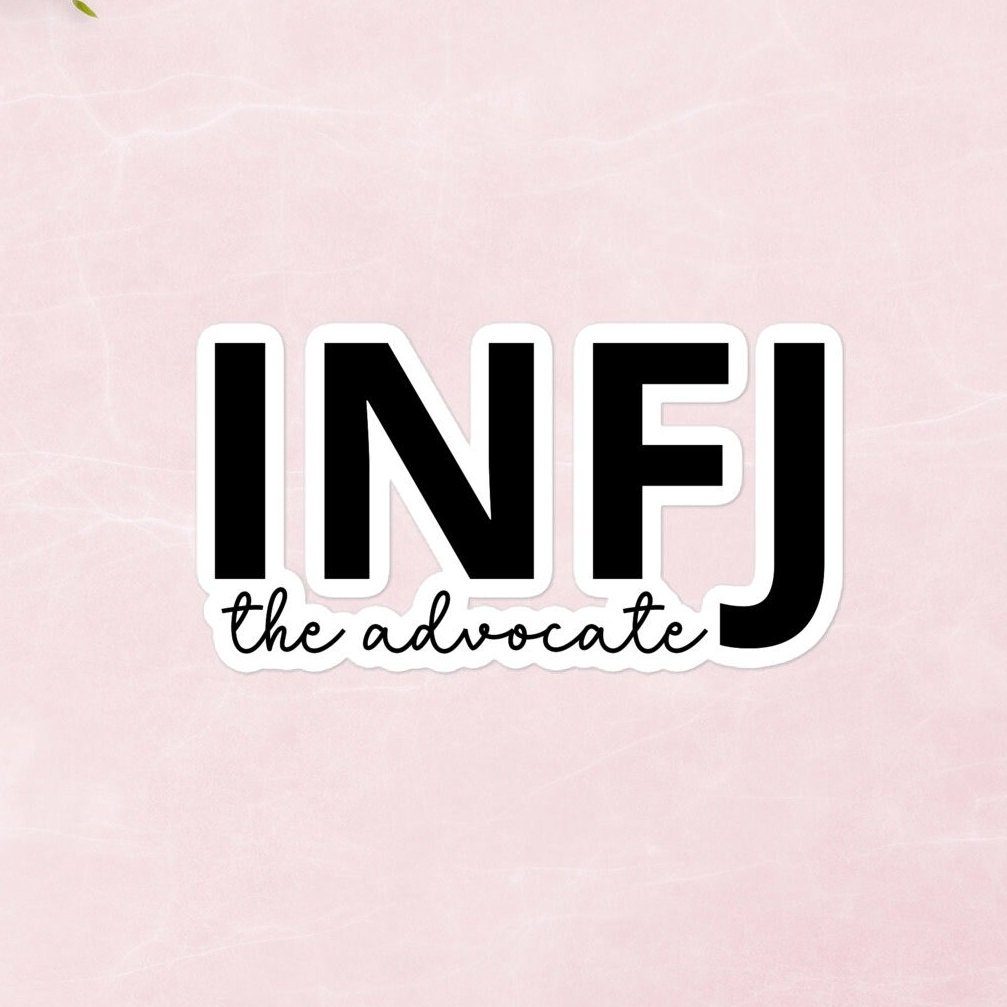INFJ The Advocate Sticker | Personality Type Psychology Bubble-Free Stickers