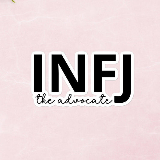 INFJ The Advocate Sticker | Personality Type Psychology Bubble-Free Stickers