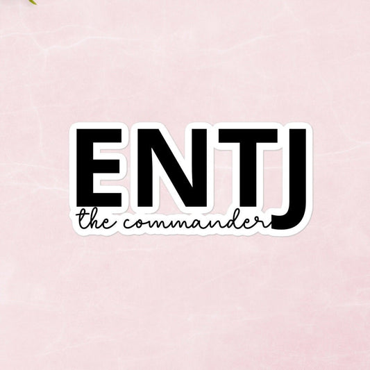 ENTJ The Commander Stickers | Personality Type Psychology Bubble-Free Stickers