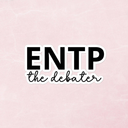 ENTP The Debater | Personality Type Psychology Bubble-Free Stickers