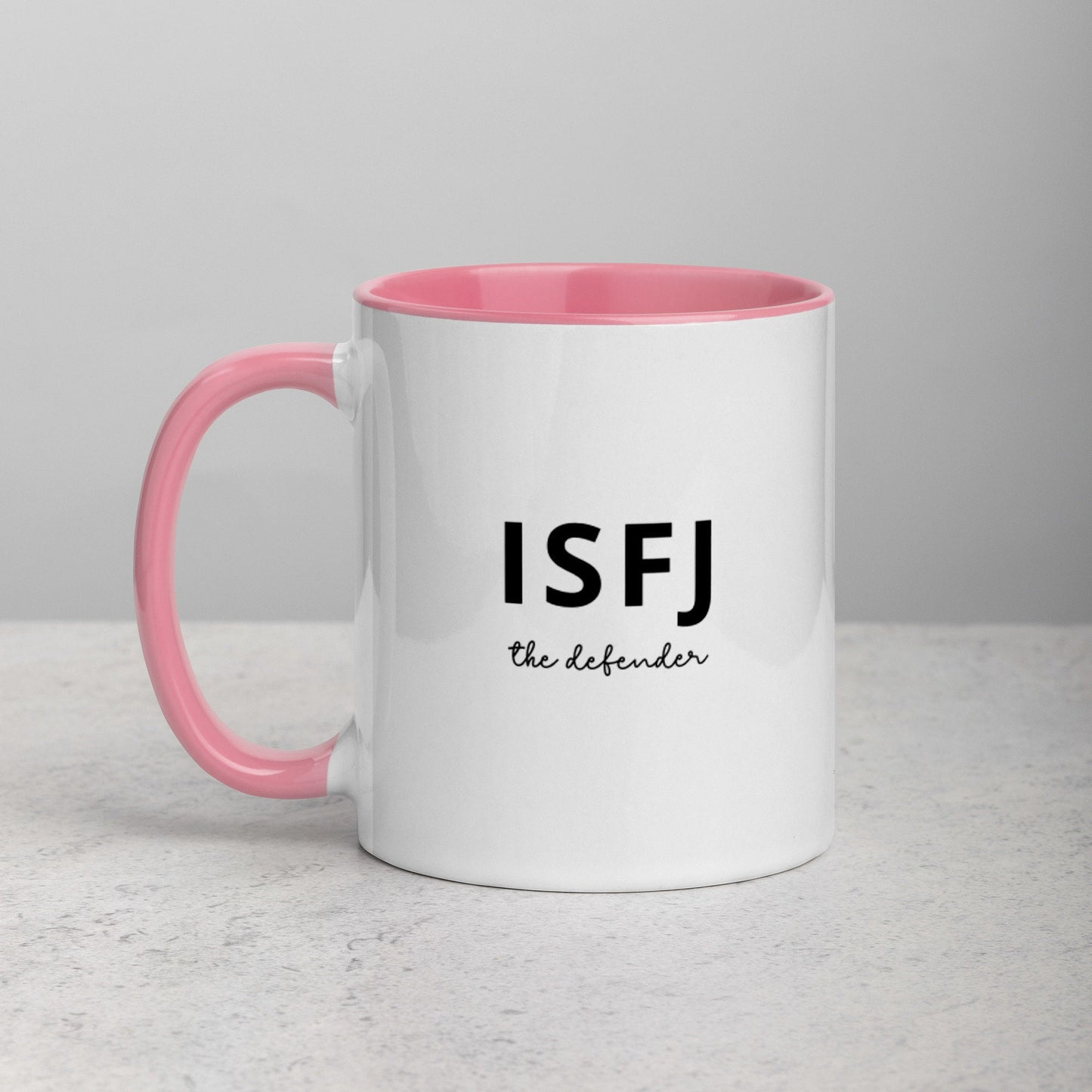 ISFJ The Defender | Personality Type Mug with Color Inside