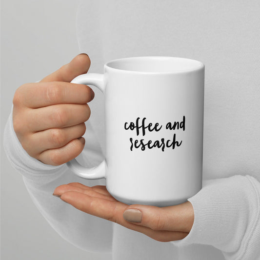 Coffee And Research Mug