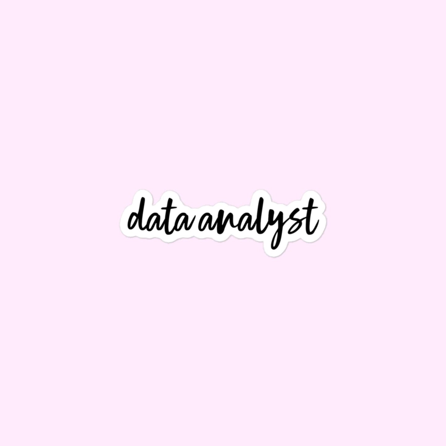 Data Analyst Stickers, Data, Analytics, Marketing Bubble-Free Stickers