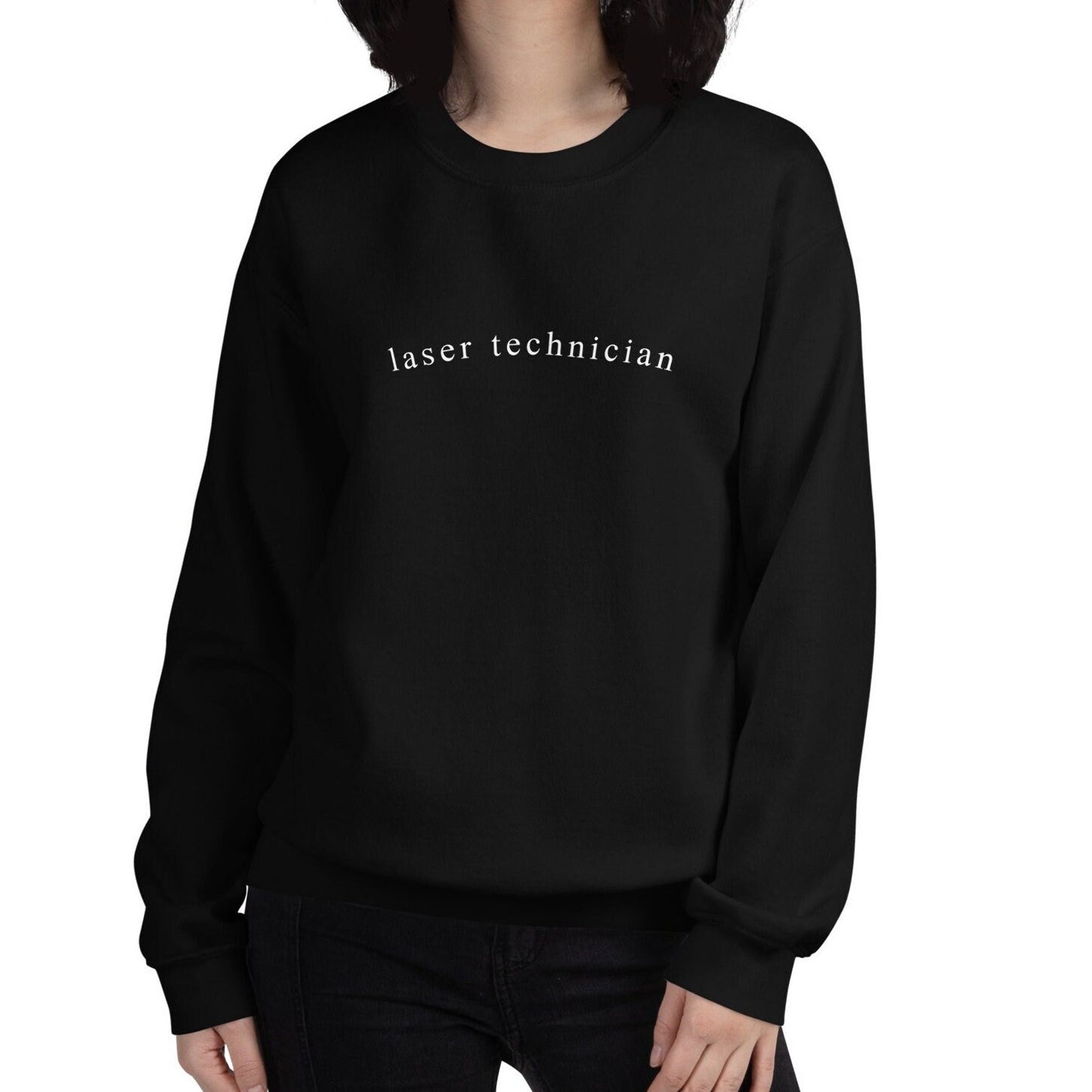 Laser Technician Crewneck, CLT, Laser Tech, Medical Aesthetician, Medical Aesthetics, Laser Hair Removal Unisex Sweatshirt