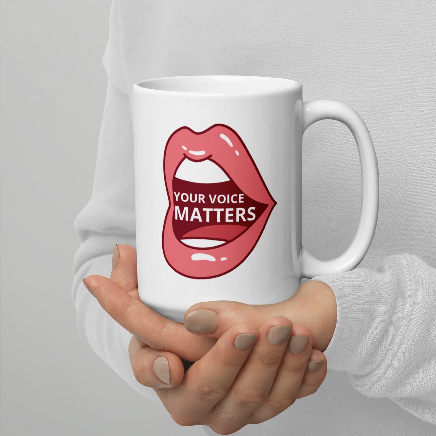 Your Voice Matters Mouth | Activist, Advocate Mug