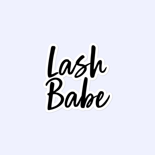 Lash Babe Sticker, Lash Technician, Lash Artist, Tech, Lashes, Lash Extensions Bubble-Free Stickers