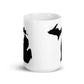Traverse City, Michigan Heart, Hometown, TC, MI, Michigan Made White Mug