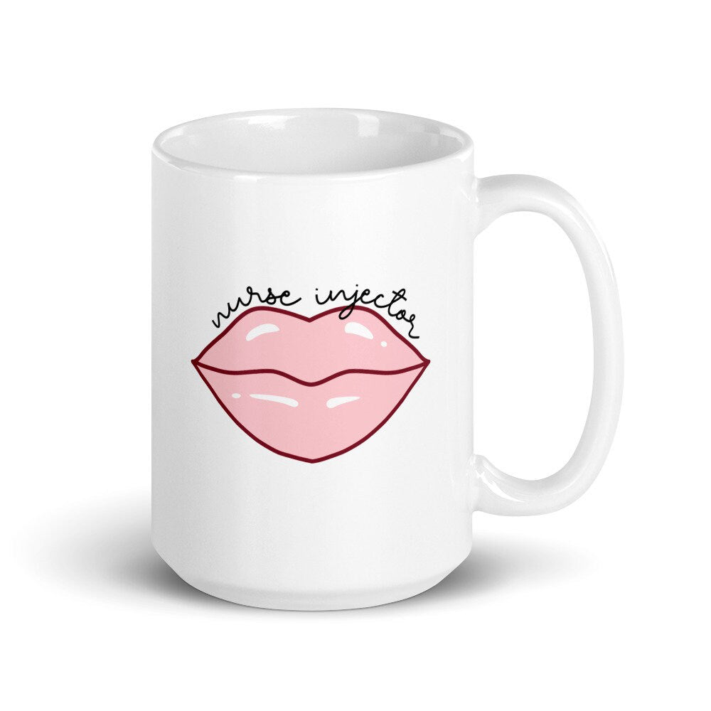 Nurse Injector Lips, Aesthetic Nurse, Botox, Filler Mug