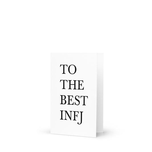 To The Best INFJ Greeting Card, MBTI, Psychology, Special Occasion