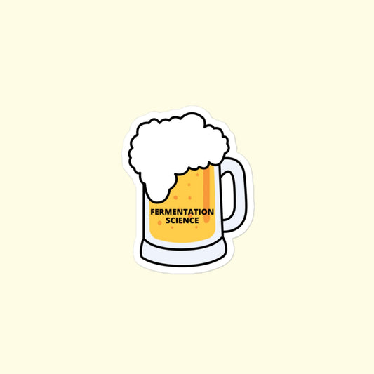 Fermentation Science Stickers, Beer Science, Beer Making, Brewmaster Bubble-Free Stickers