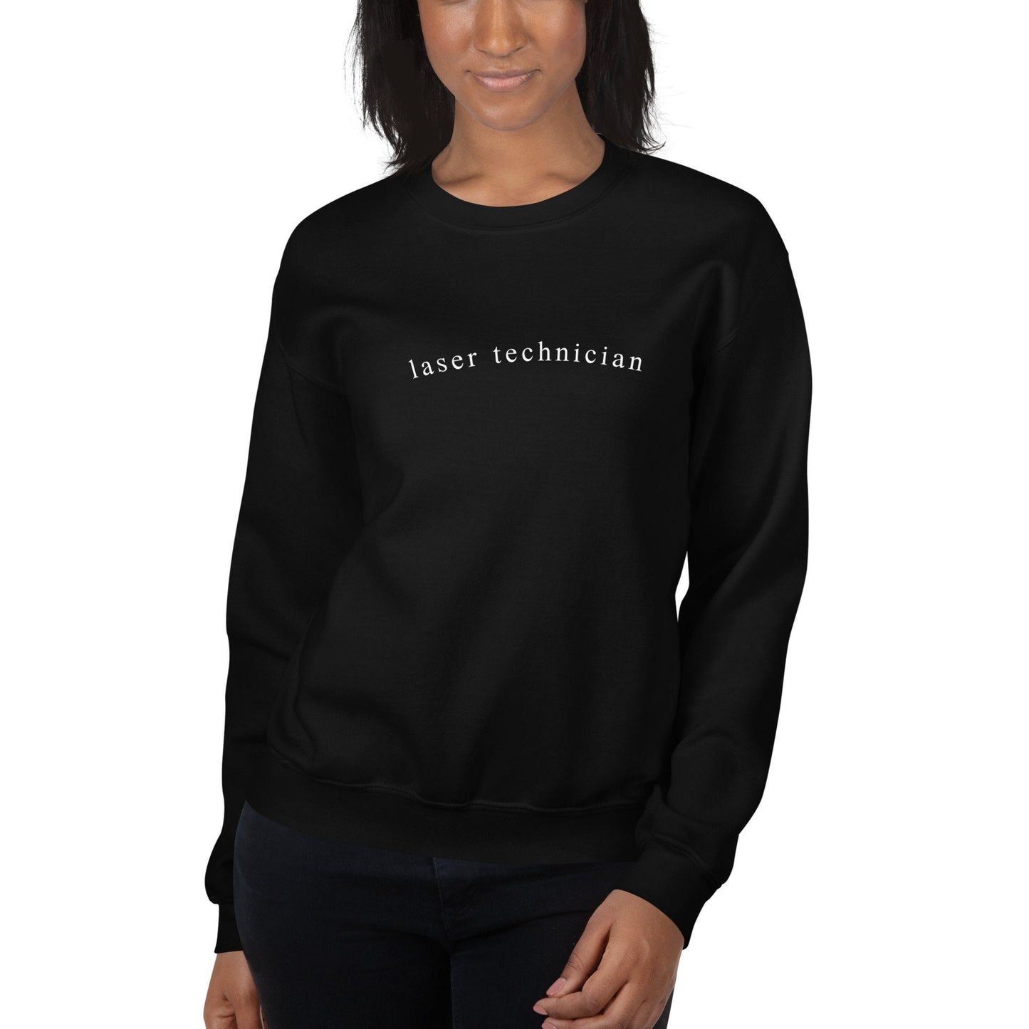 Laser Technician Crewneck, CLT, Laser Tech, Medical Aesthetician, Medical Aesthetics, Laser Hair Removal Unisex Sweatshirt