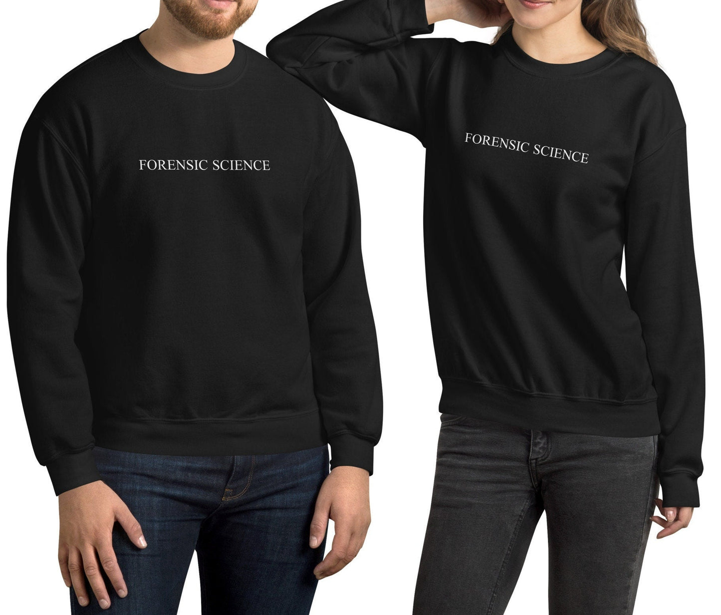 Forensic Science Crewneck, Forensics, Criminology Law, Crime Lab, Crime Investigator Unisex Sweatshirt