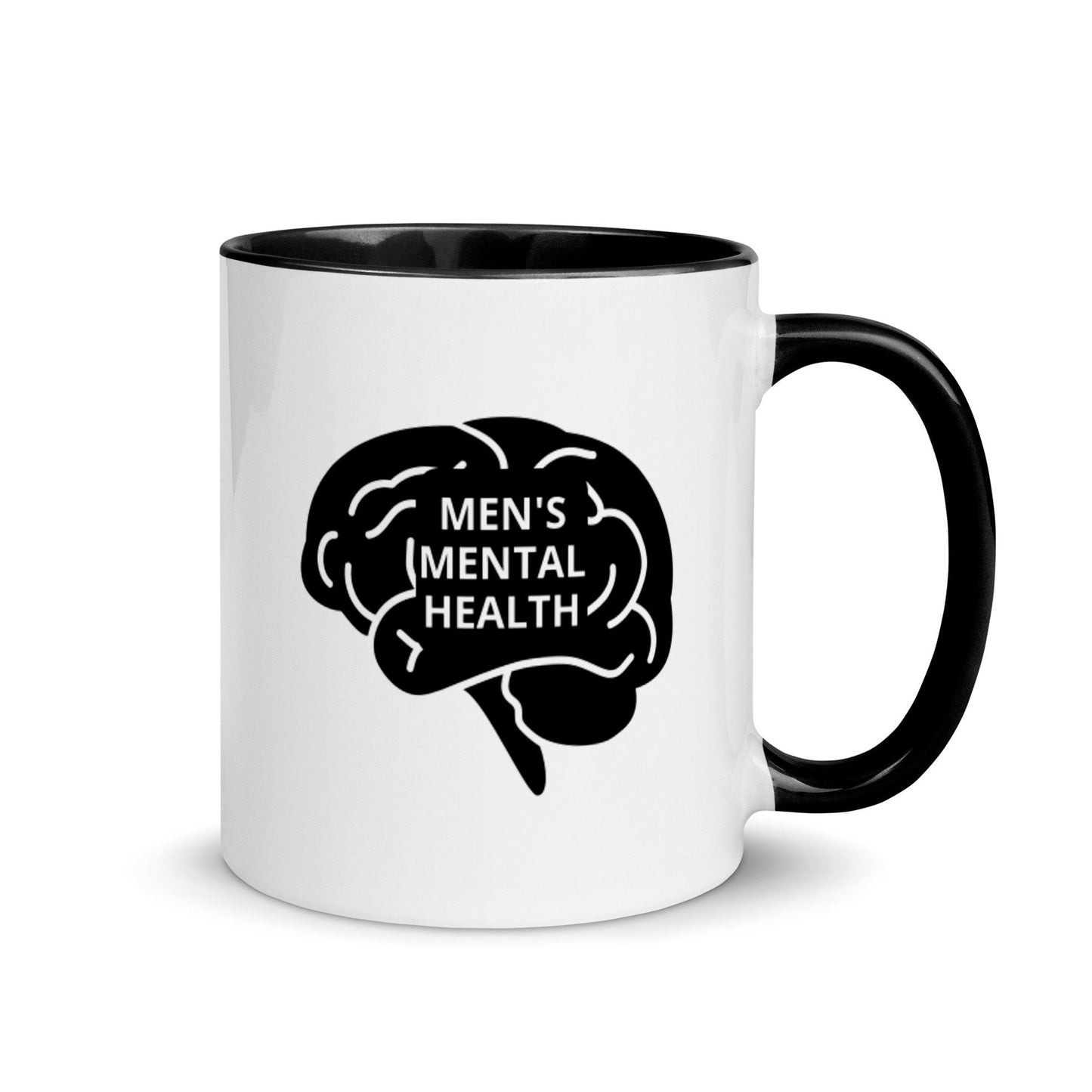 Men's Mental Health Mug with Color Inside, Mental Health Awareness