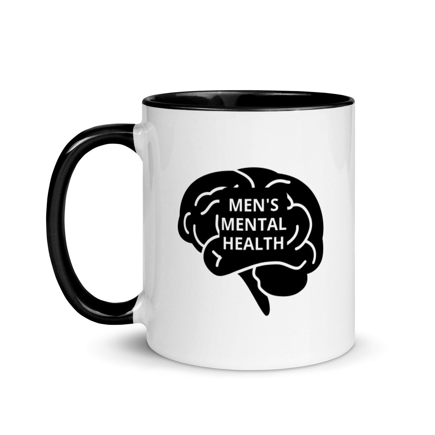 Men's Mental Health Mug with Color Inside, Mental Health Awareness