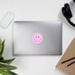Sunscreen Saves Lives Smiley Face Stickers, Sunscreen, Dermatology, Aesthetician, SPF, Skincare, Wear SPF Bubble-Free Stickers