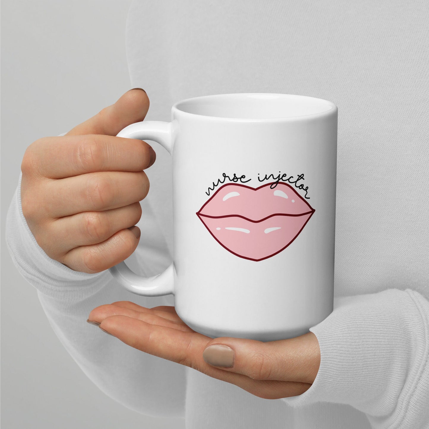 Nurse Injector Lips, Aesthetic Nurse, Botox, Filler Mug