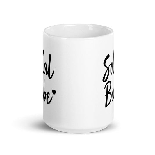 SoCal Babe, Southern California White Glossy Mug