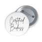 Certified Badass Custom Pin Buttons