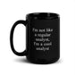 I'm Not Like A Regular Analyst, I'm A Cool Analyst Black Glossy Mug