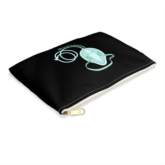 Anesthesiology Black Minimalist Accessory Pouch