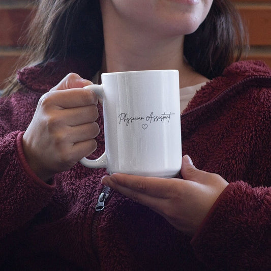 Physician Assistant Dainty Heart Ceramic Mug