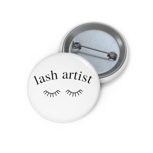 Lash Artist Pin Buttons