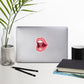 Don't Give Up Open Mouth Bubble-Free Stickers