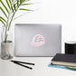 Women In Construction Pink Hardhat Bubble-Free Stickers