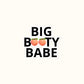 Big Booty Babe Peach Bubble-Free Stickers