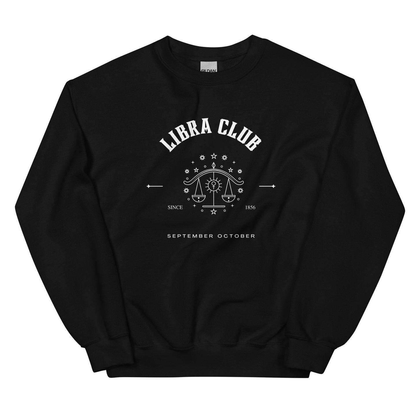 Libra Club September October Mystical Unisex Crewneck Sweatshirt
