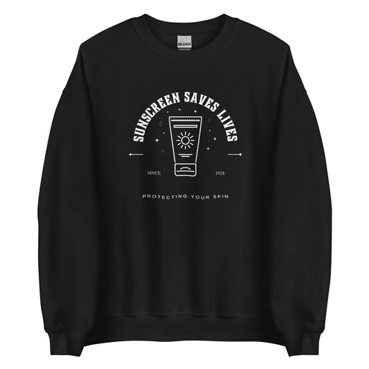 Sunscreen Saves Lives Twinkle Mystical Unisex Crewneck Sweatshirt