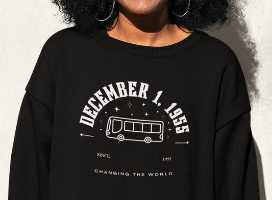 December 1st, 1955 Rosa Parks Bus Twinkle Mystical Unisex Crewneck Sweatshirt