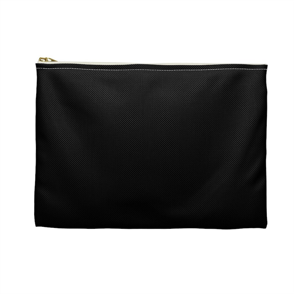 Neuroscience Black Minimalist Accessory Pouch