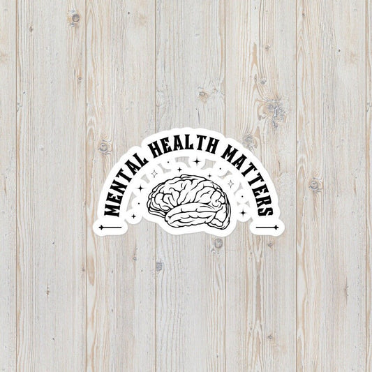 Mental Health Matters Sparkle Mystical Bubble-Free Stickers