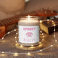 Spooky Season Pink Fangs Scented Soy Candle, 9oz